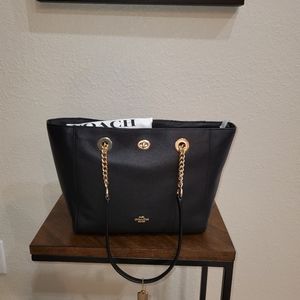 Coach black handbag